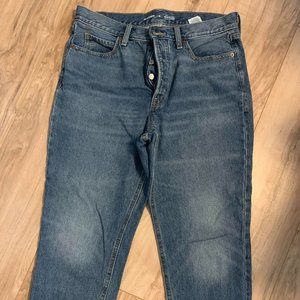 Old Navy High Waisted Button Fly Mom Jeans